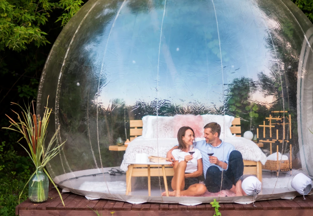 under the stars bubble tent